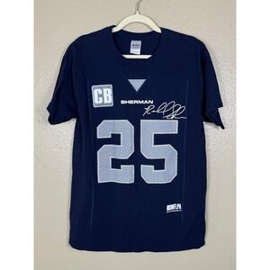 Richard Sherman #25 Seattle Seahawks Graphic T-Shirt – Size Large